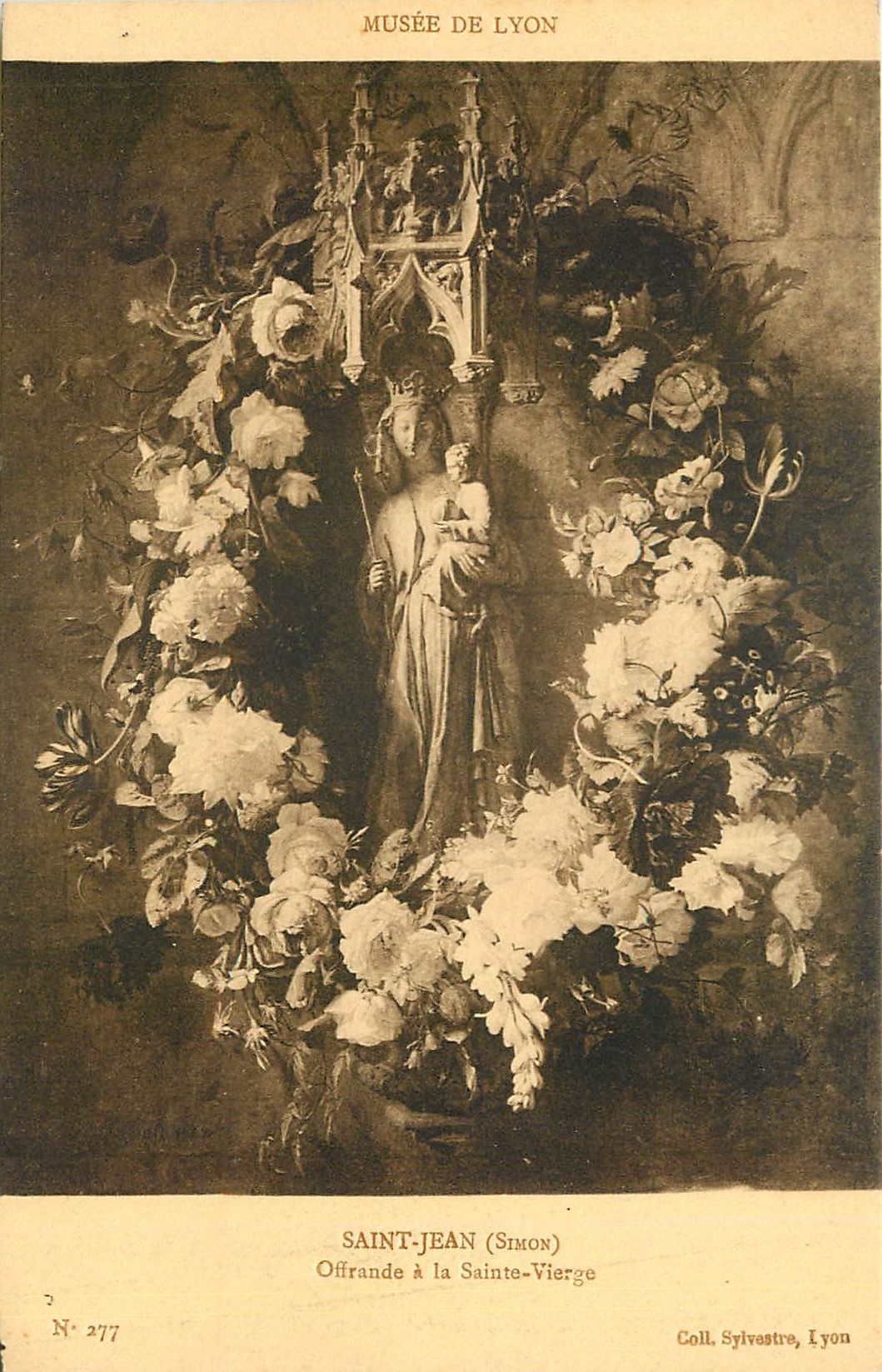 CPA Saint Jean Simon Offrande a la Sainte Vierge 