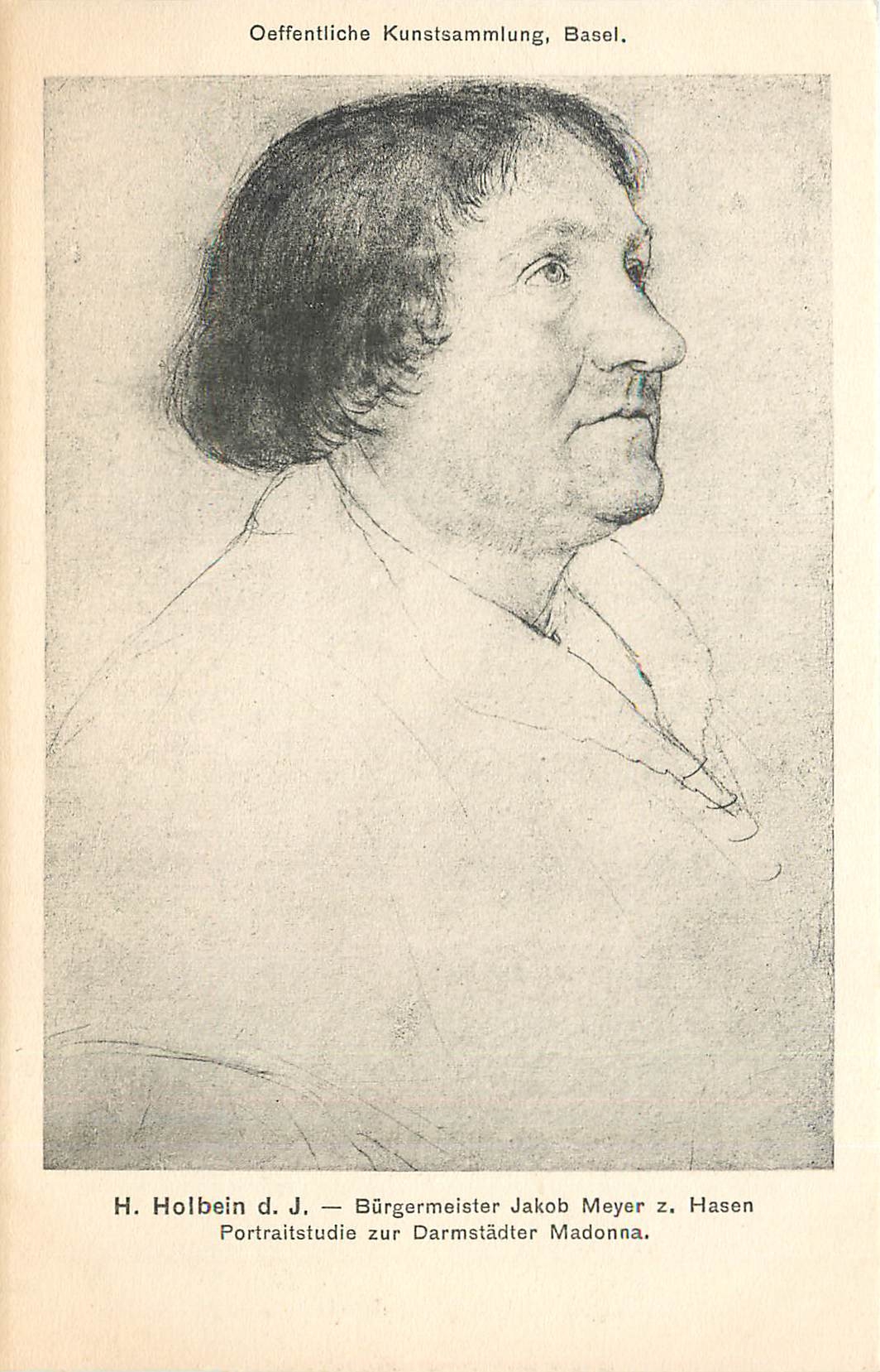 CPA Oeffentliche Kunstsammlung Basel H Holbein dJ 