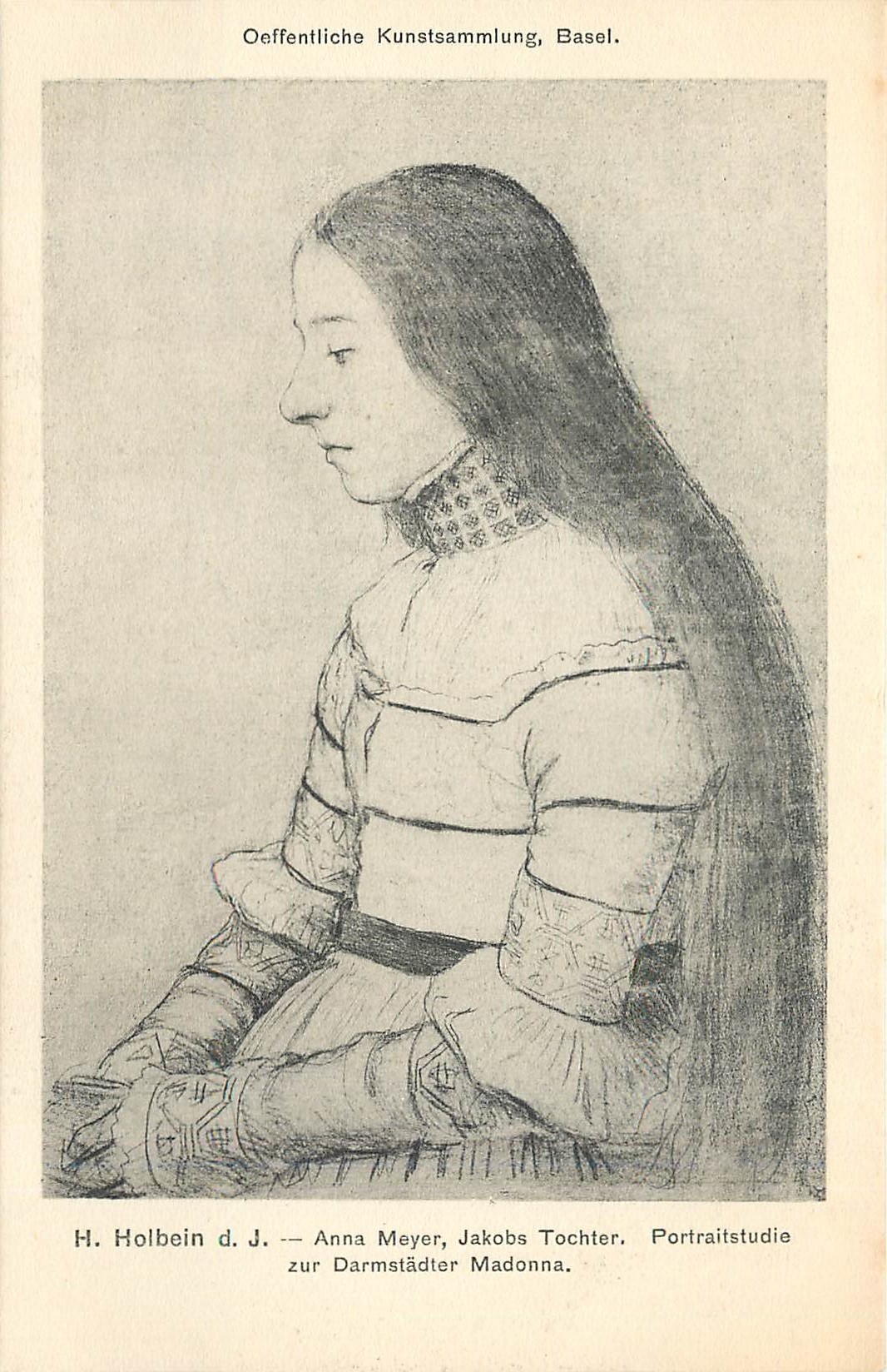 CPA Oeffentliche Kunstsammlung Basel H Holbein dJ 