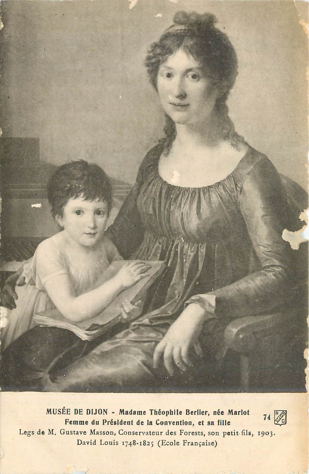 CPA Musee de Dijon Madame Theopile Berlier 