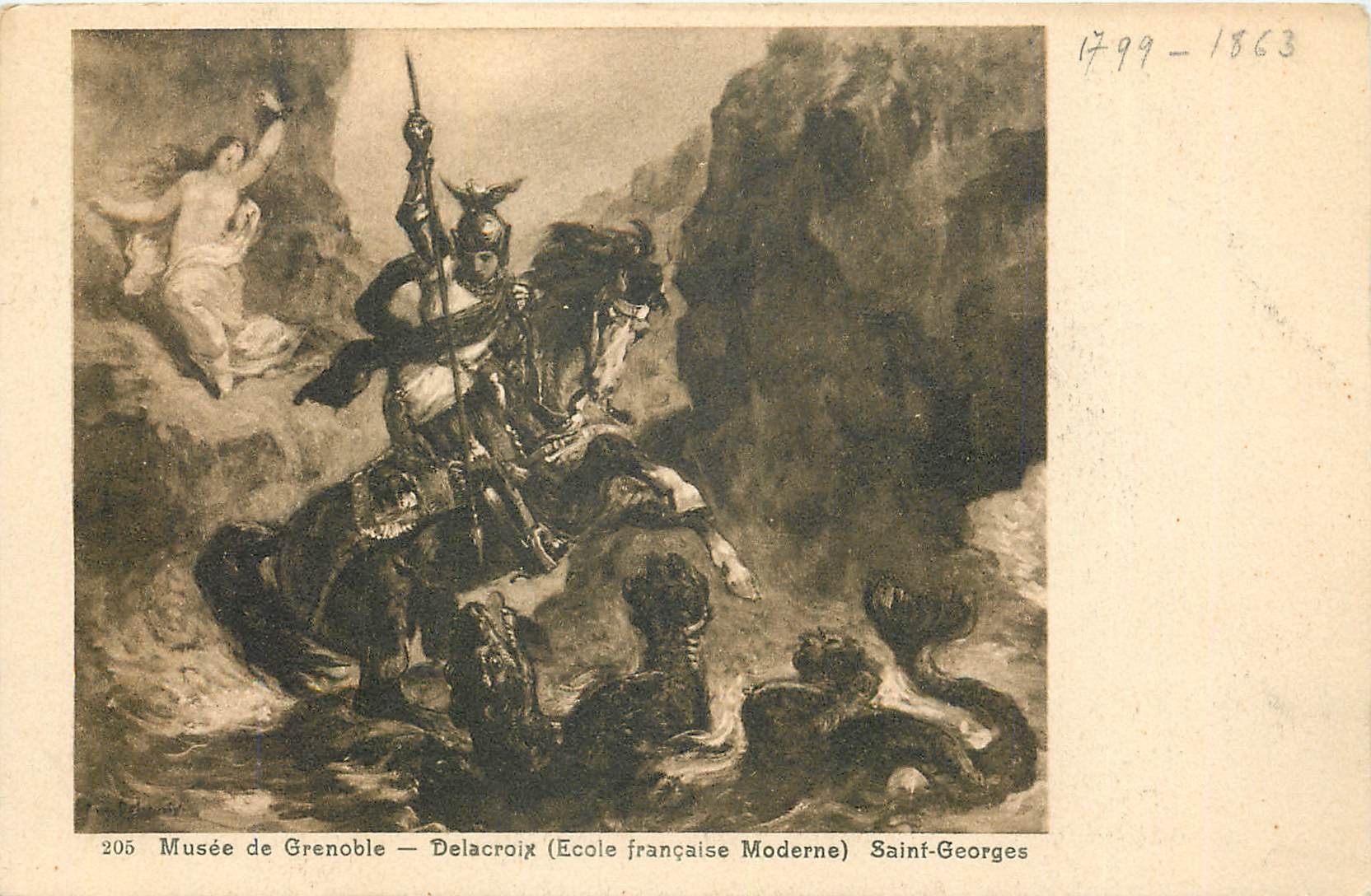 CPA Musee de Grenoble Delacroix Saint Georges 