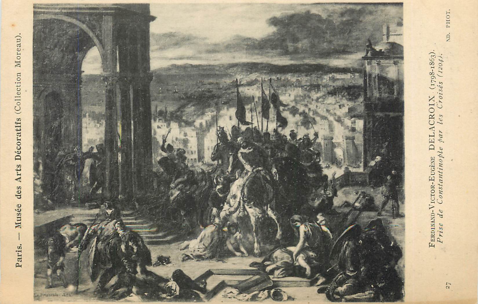 CPA Paris Musee des Arts Decoratifs Ferdinand Victor Eugene Delacroix 