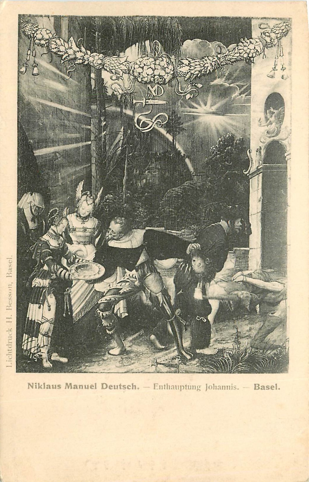 CPA Niklaus Manuel Deutsch Enthauptung Johannis Basel 