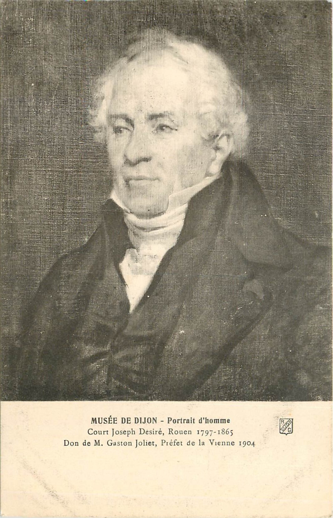 CPA Musee de Dijon Portrait d'homme Court Joseph Desire Rouen 