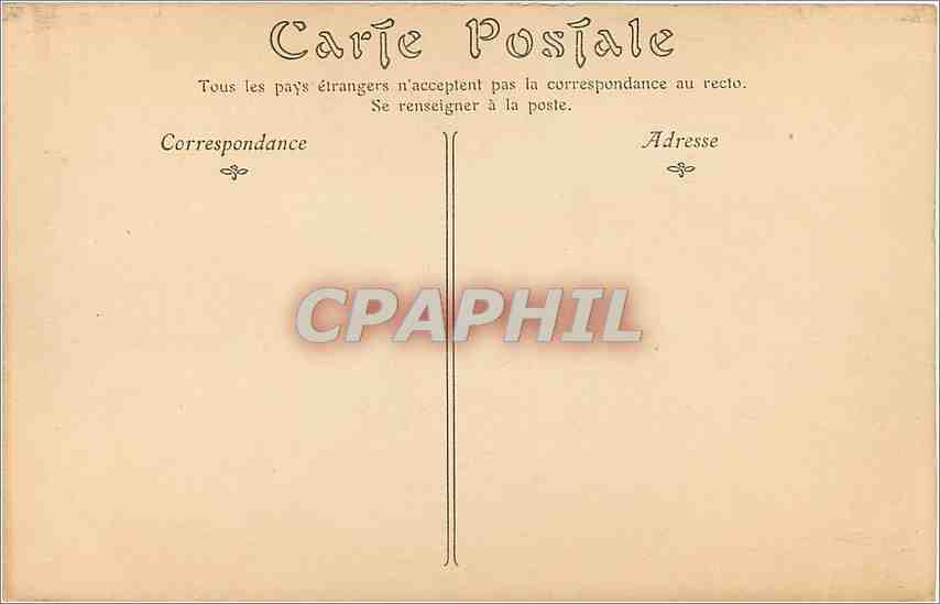 CPA Paris Musee des Arts Decoratifs Corot Jean Baptiste Camille  — Verso