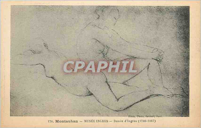 CPA Montauban Musee Ingres Dossin d'Ingres 