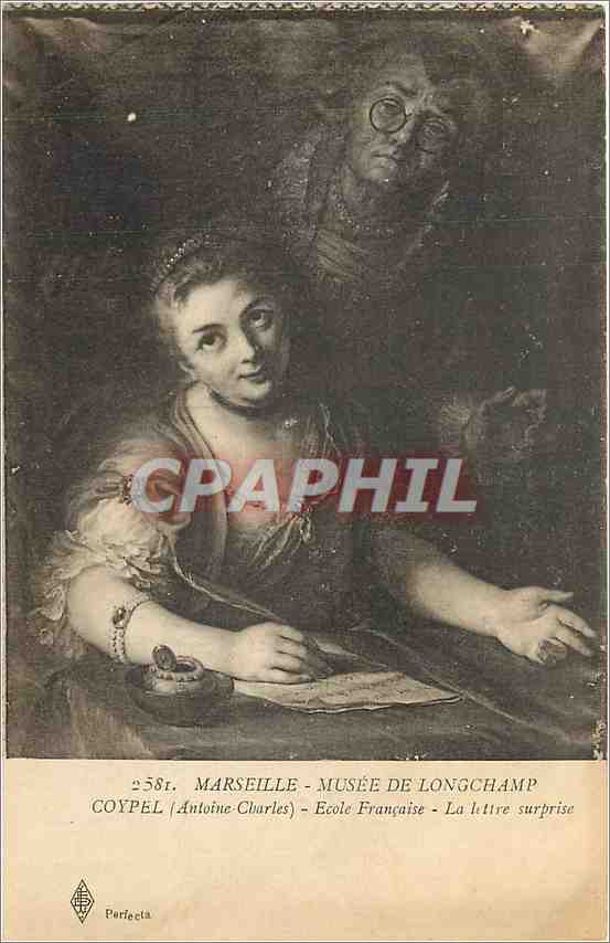 CPA Marseille Musee de Longchamp Coypel Antoine Charles 