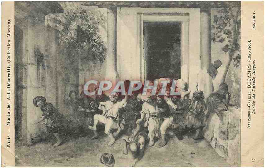 CPA Paris Musee des Arts Decoratifs Alexandre Gabriel Decamps 
