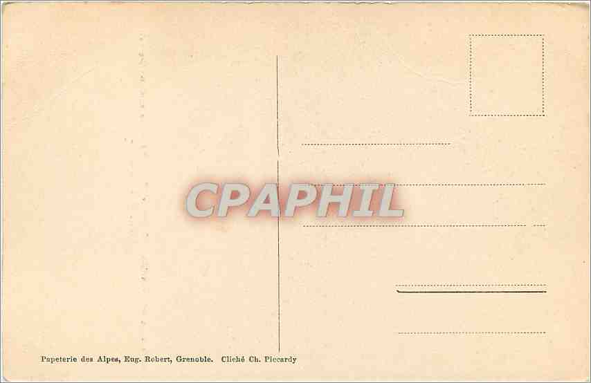 CPA Musee de Grenoble Dedreux  — Verso