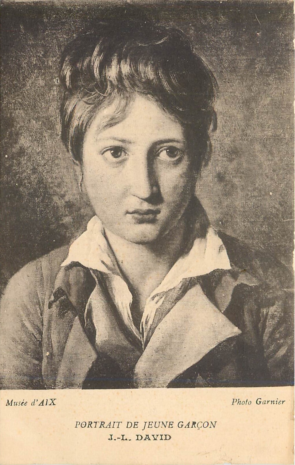 CPA Musee d'Aix Portrait de Jeune Garcon 