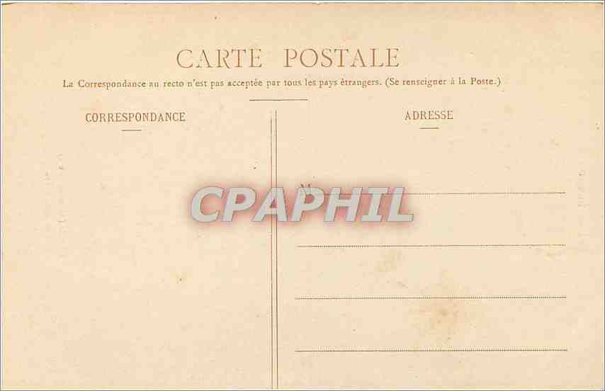 CPA David Jacques Louis Une Maraichere  — Verso