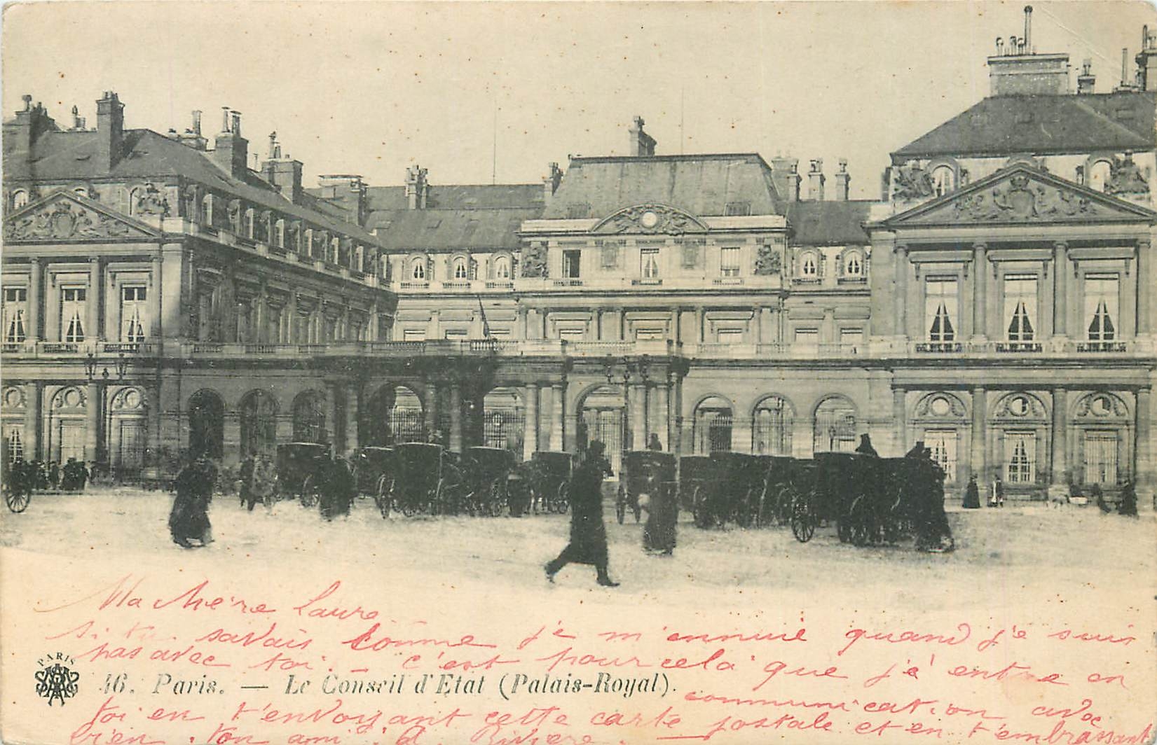 CPA Paris Le Conseil d'Etat Palais Royal 