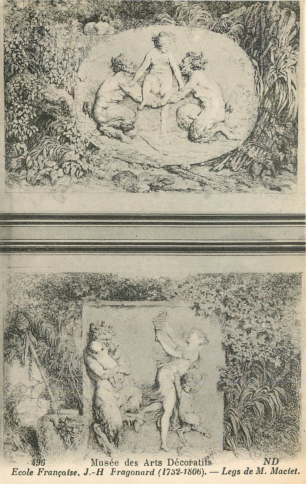 CPA Musee des Arts Decoratifs Ecole Francaise JH Fragonard 
