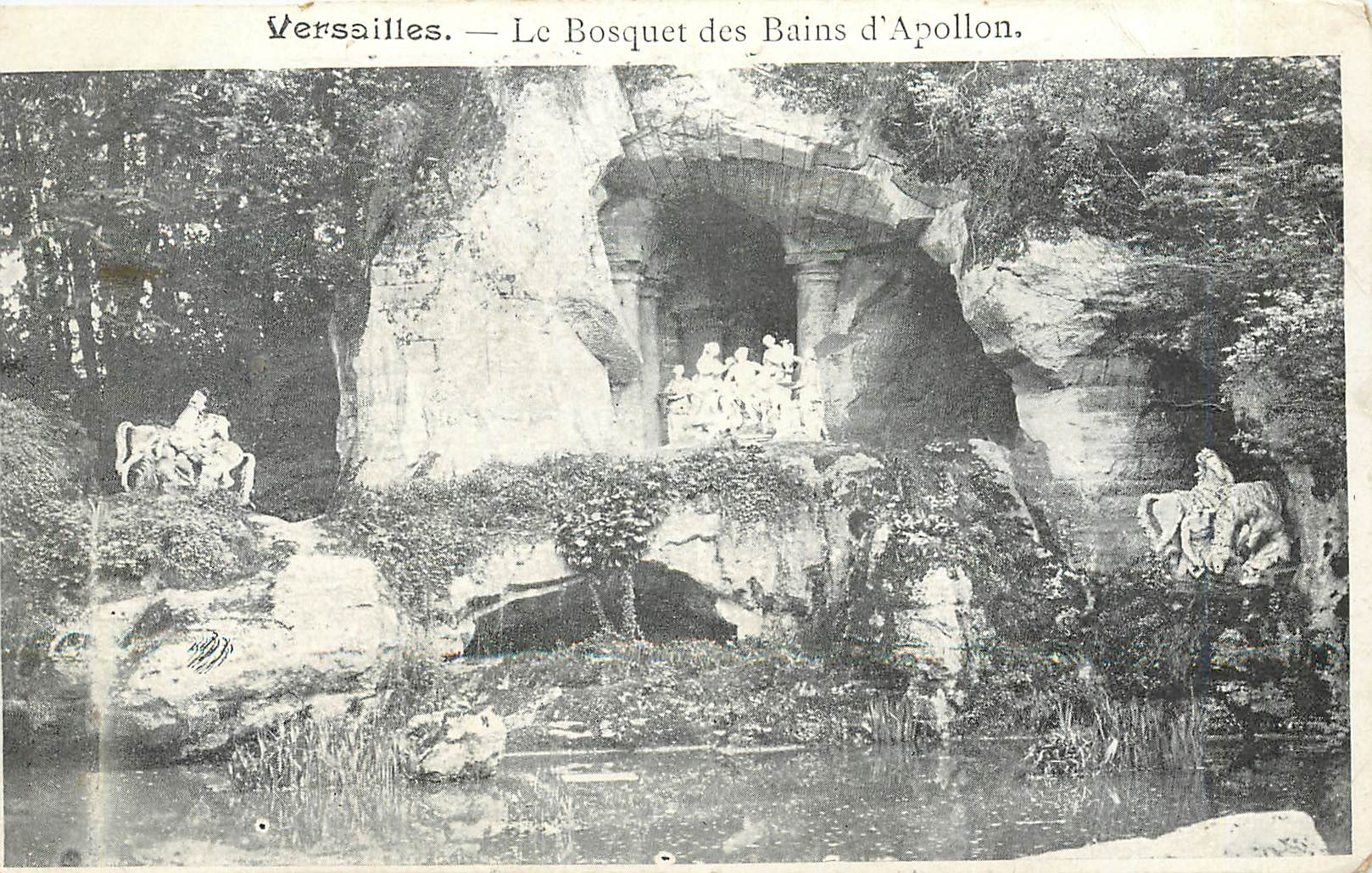 CPA Versailles Le Bosquet des Bains d'Apollon 