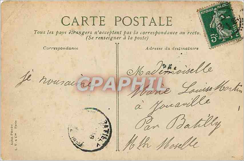 CPA Paris Le Petit Palais des Champs Elysees  — Rückseite