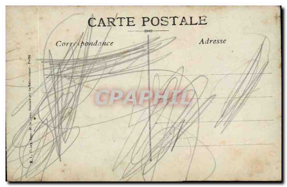 Fantaisie CPA Au glorieux canon 75 militaria — Rückseite