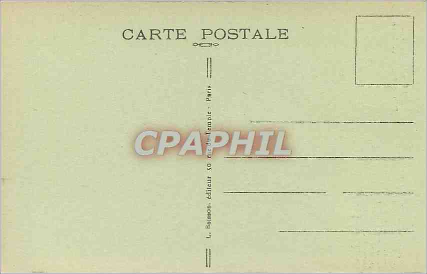 CPA Paris Dome des Invalides  — Verso