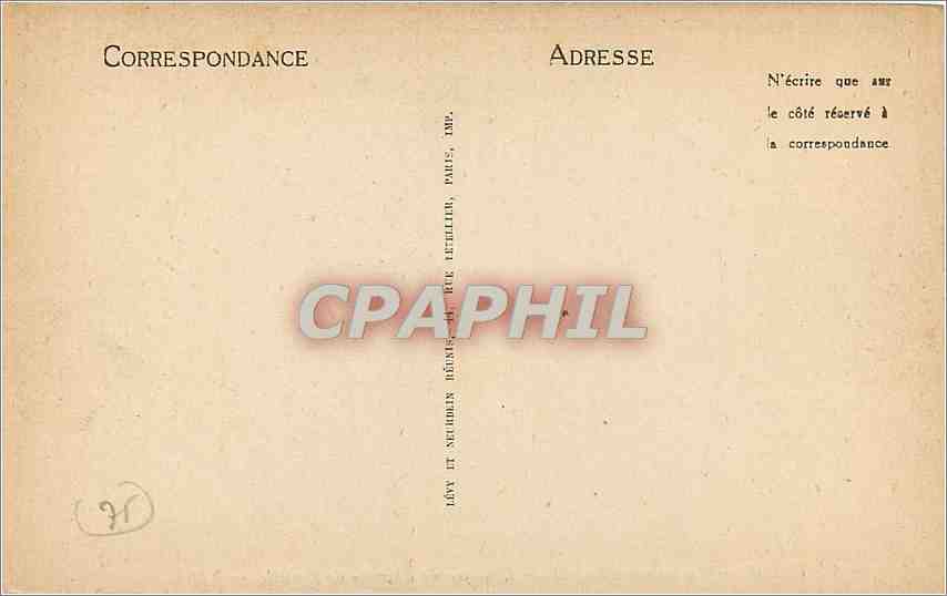 CPA Paris La Sainte Chapelle Oratoire de Blanche de Castille  — Verso