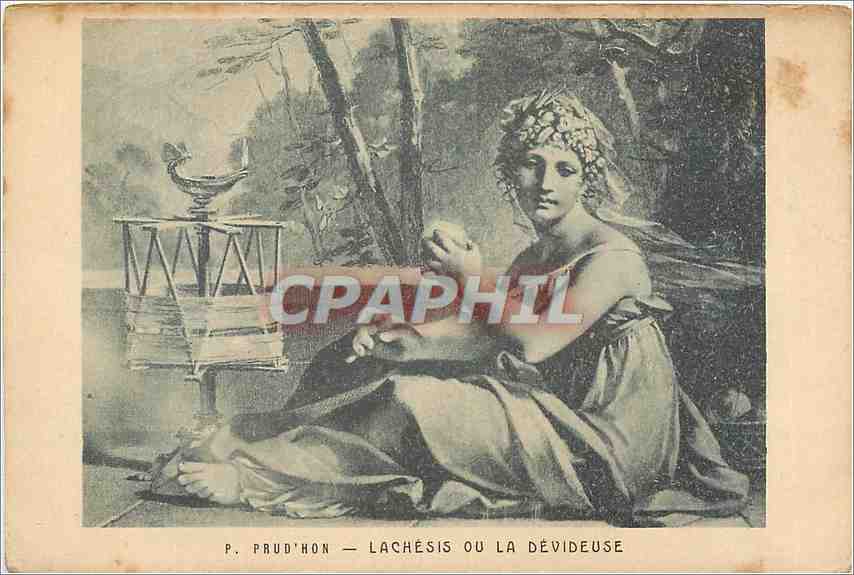 Lachésis ou la Dévideuse — P. Prud'hon — Édition Braun & Cie, Paris