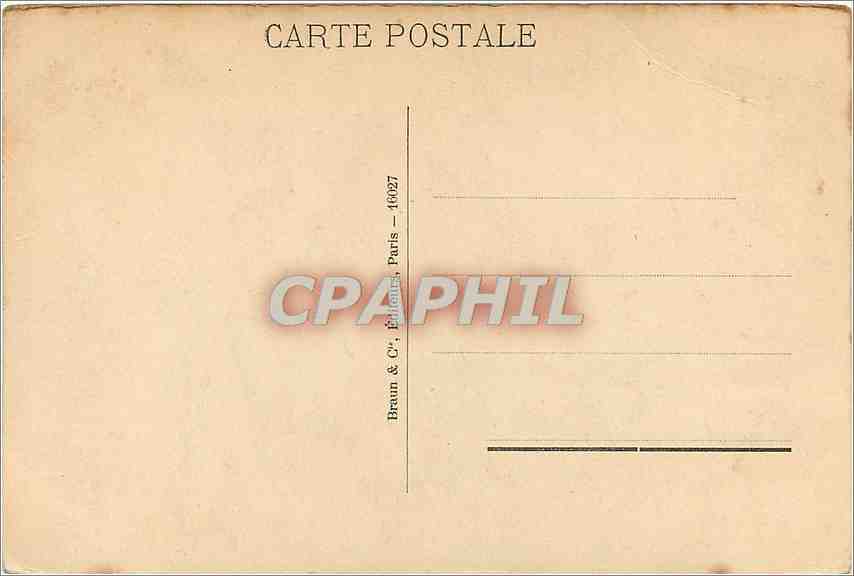 Lachésis ou la Dévideuse — P. Prud'hon — Édition Braun & Cie, Paris — Rückseite