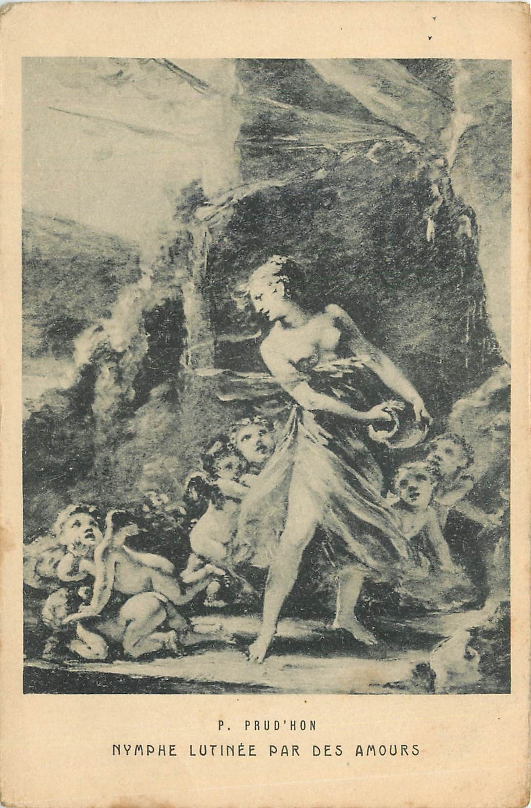 Nymphes lutinées par des amours — P. Prud'hon — Braun & Cie, Paris