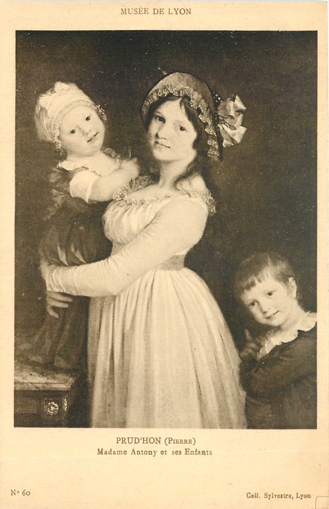 CPA Musee de Lyon Prud'Hon Pierre Madame Antony et ses Enfants 