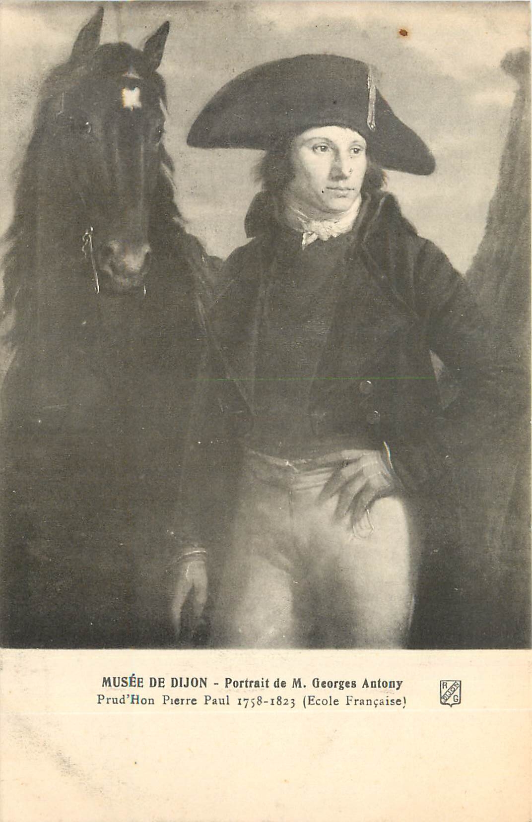 CPA Musee de Dijon Portrait de M Georges Antony 