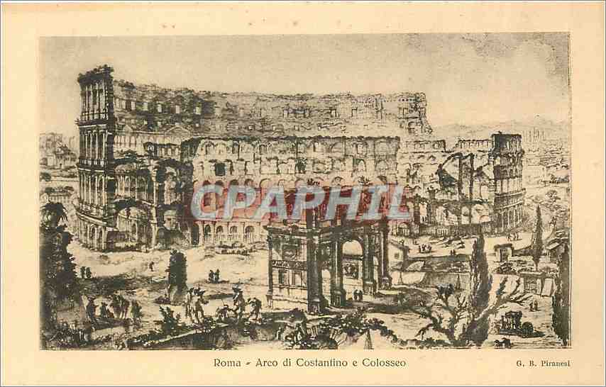 CPA Roma Arco di Costantino e Colosseo 