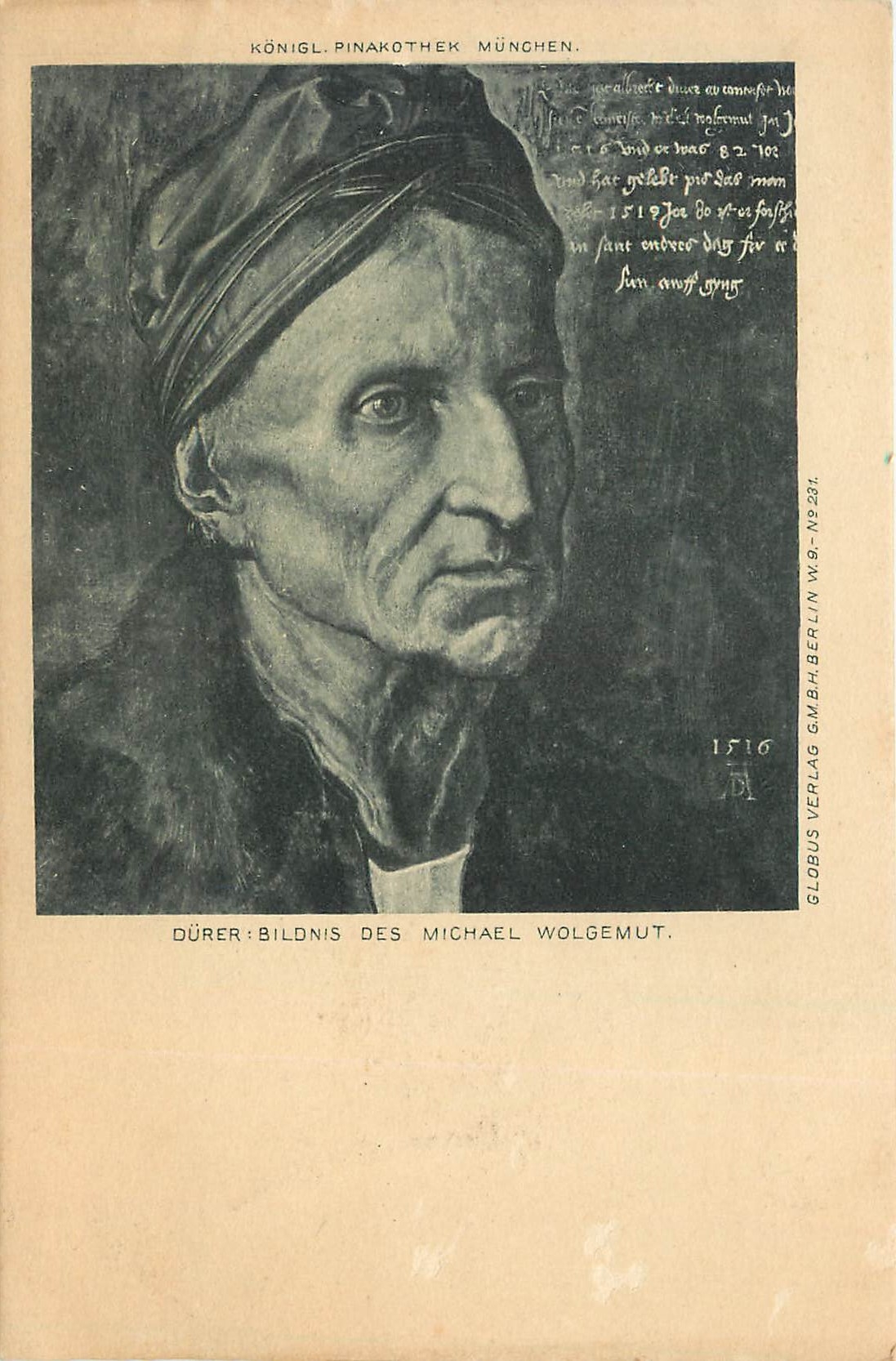 CPA Durer Bildnis des Michael Wolgemut 