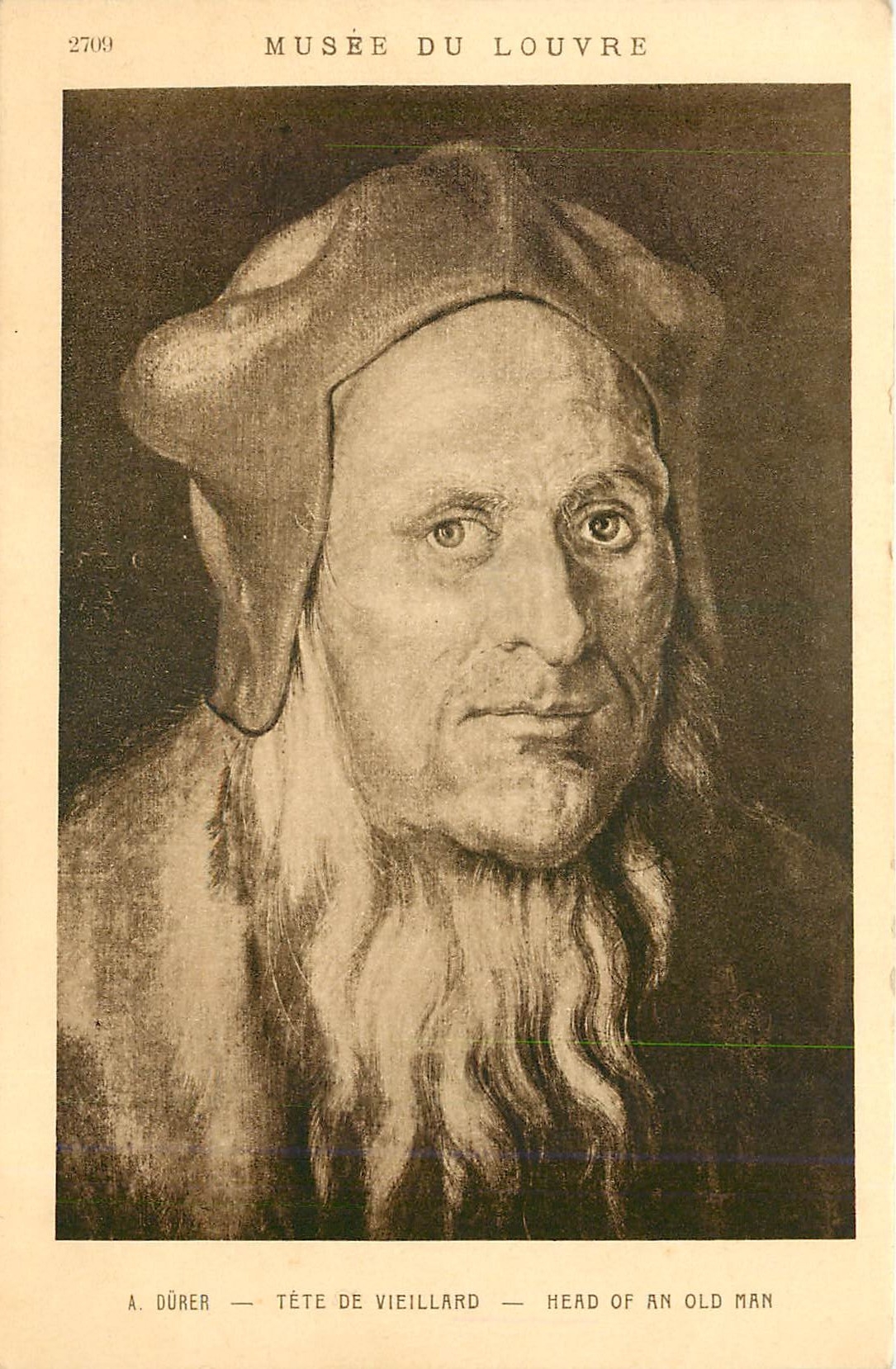CPA Musee du Louvre Durer Tete de Vieillard 