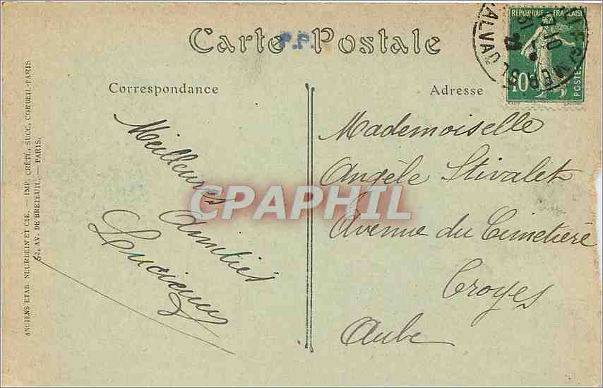 CPA Deauville La Plage Fleurie Le Normandy Hotel Theo Petit  — Verso
