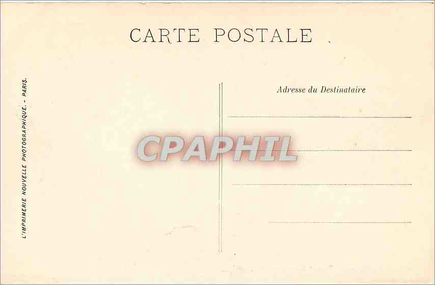 CPA Vichy Le Parc et Galerie converte  — Rückseite
