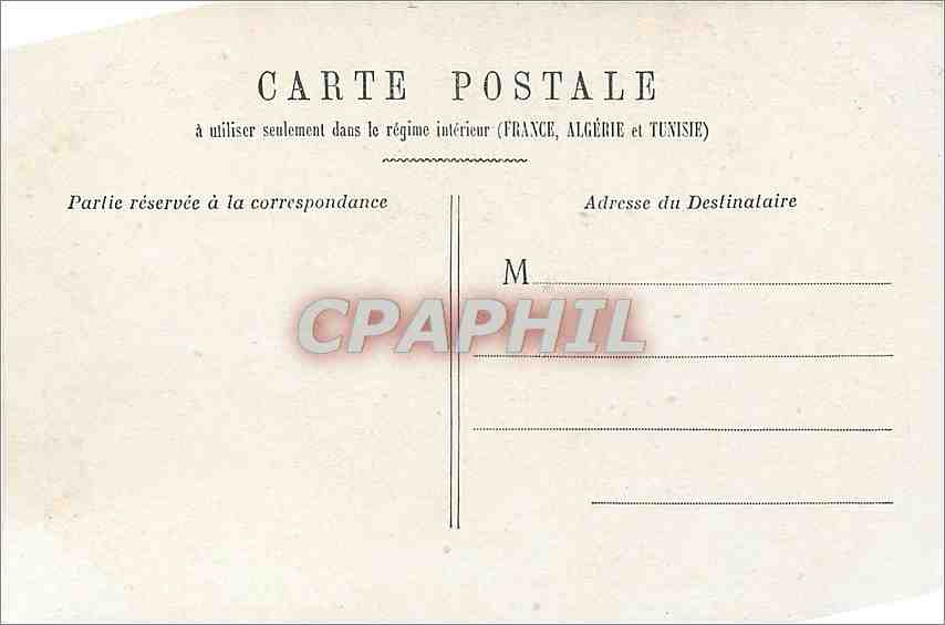 CPA Paris Le Senat Chocolat The de la Cie Coloniale  — Rückseite