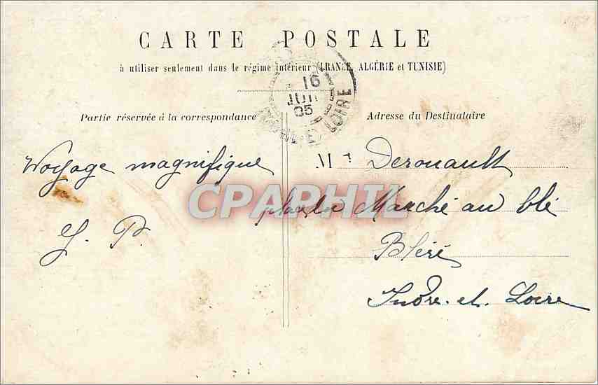 CPA Paris Le Grand Palais  — Rückseite