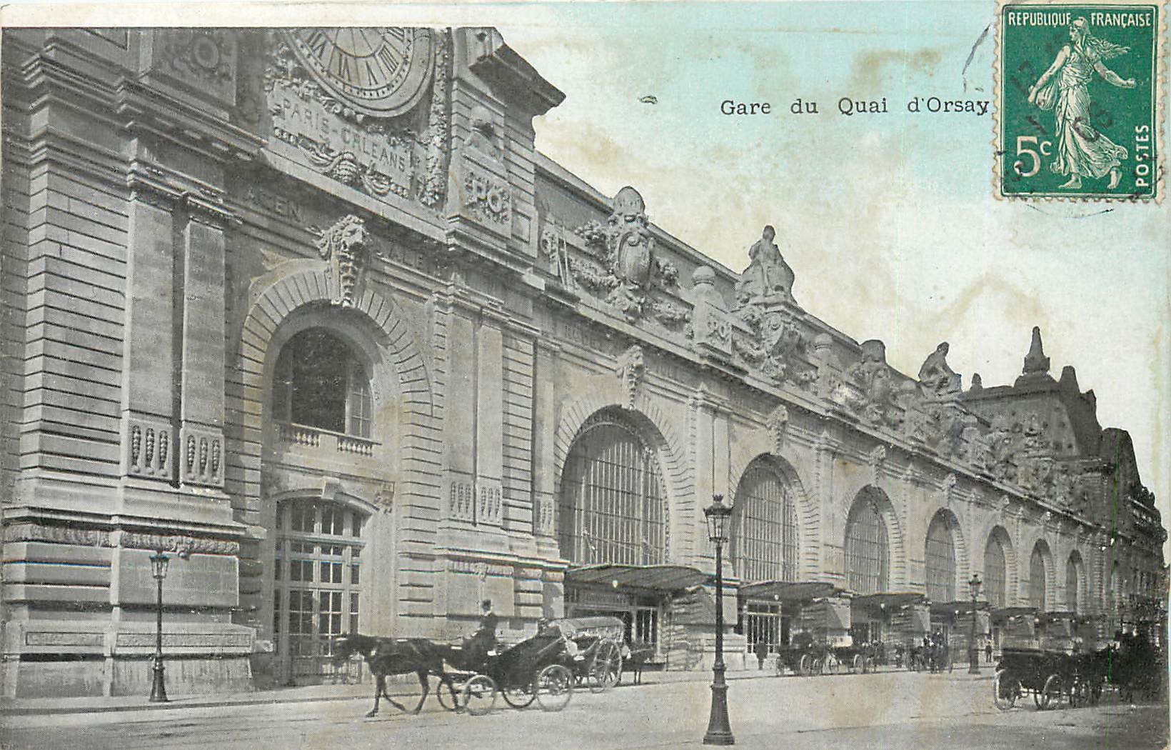 CPA Gare du Quai d'Orsay Paris
