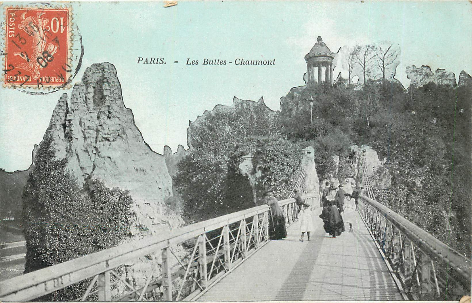CPA Paris Les Buttes Chaumont 