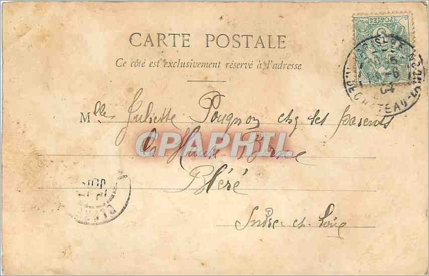 CPA Paris Mairie du 1er Arrondissement Eglise St Germain l'Auxerrois  — Verso