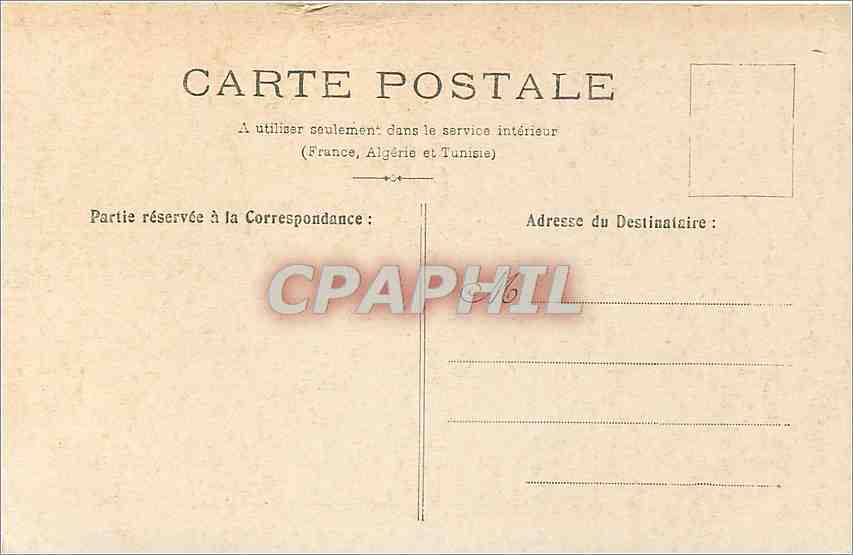 CPA Paris L'Hotel des Invalides  — Rückseite