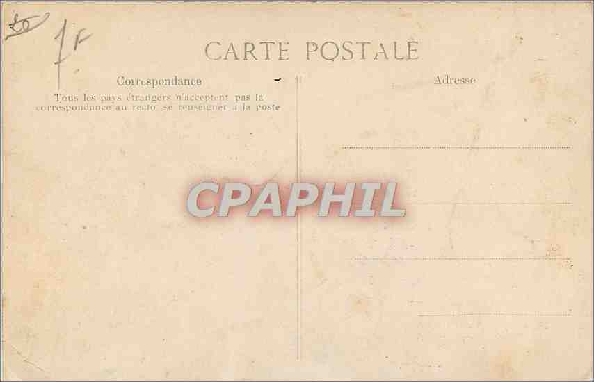 CPA Paris Buttes Chaumont Pont suspendu  — Verso