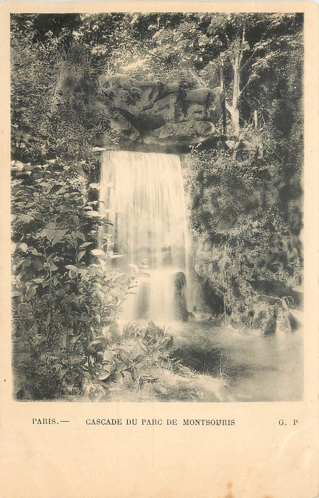 CPA Paris Cascade du Parc de Montsouris 