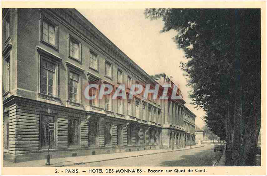 CPA Paris Hotel des Monnaies Facade sur Quai de Conti 