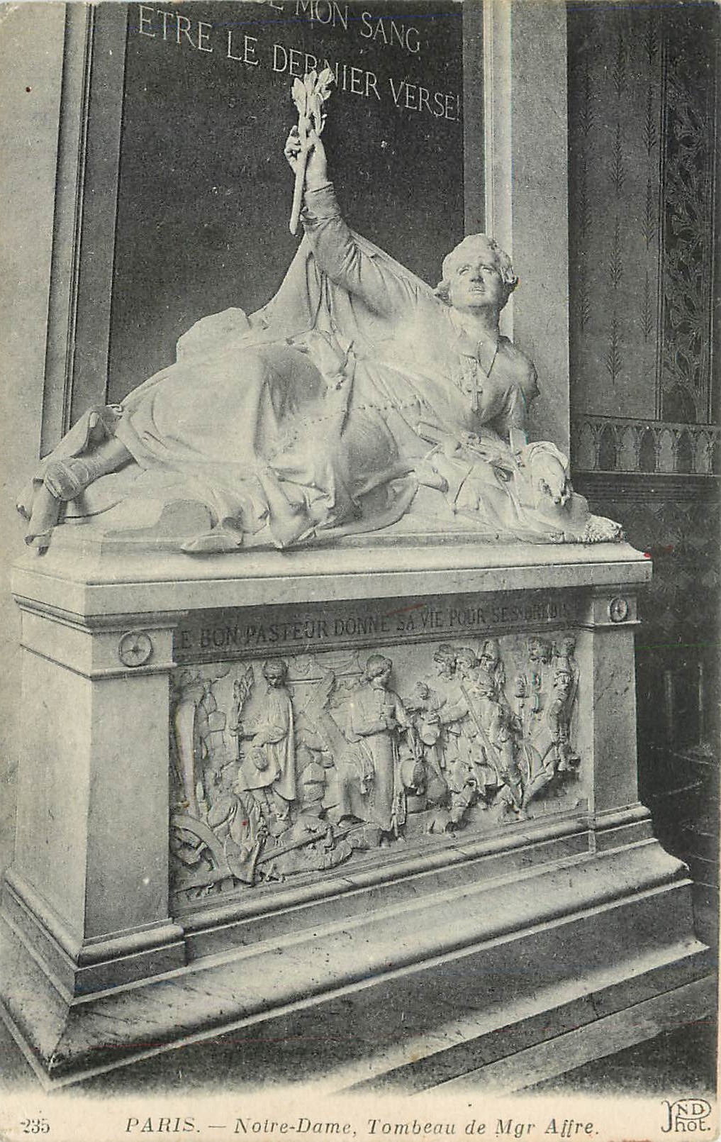 Paris — Notre-Dame, Tombeau de Mgr Affre — J.Hot. n°235