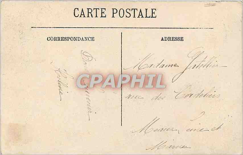 CPA Pierrefonds Le Chateau et l'Etang cote Ouest  — Rückseite