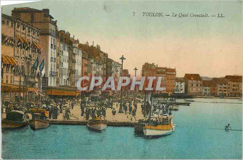 Toulon — Le Quai Cronstadt — LL. — Imp. Lévi Fils & Cie, Paris