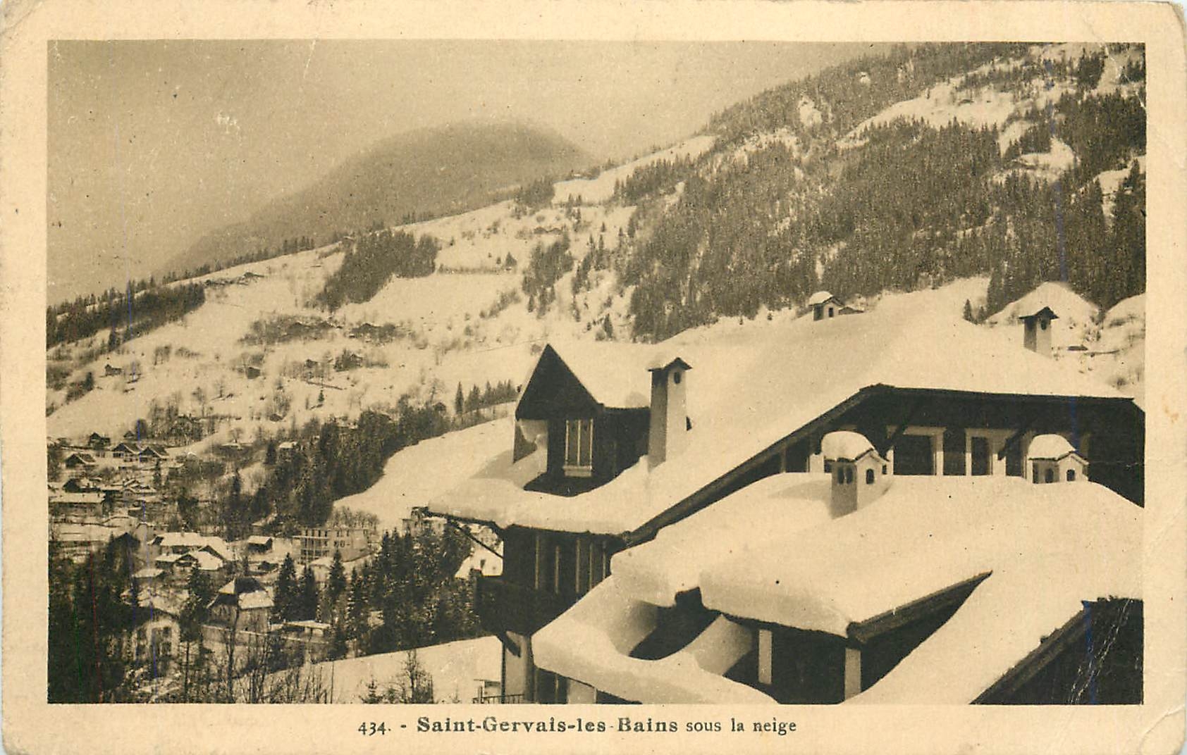 Saint-Gervais-les-Bains sous la neige — Agence Maudaméz, n°434