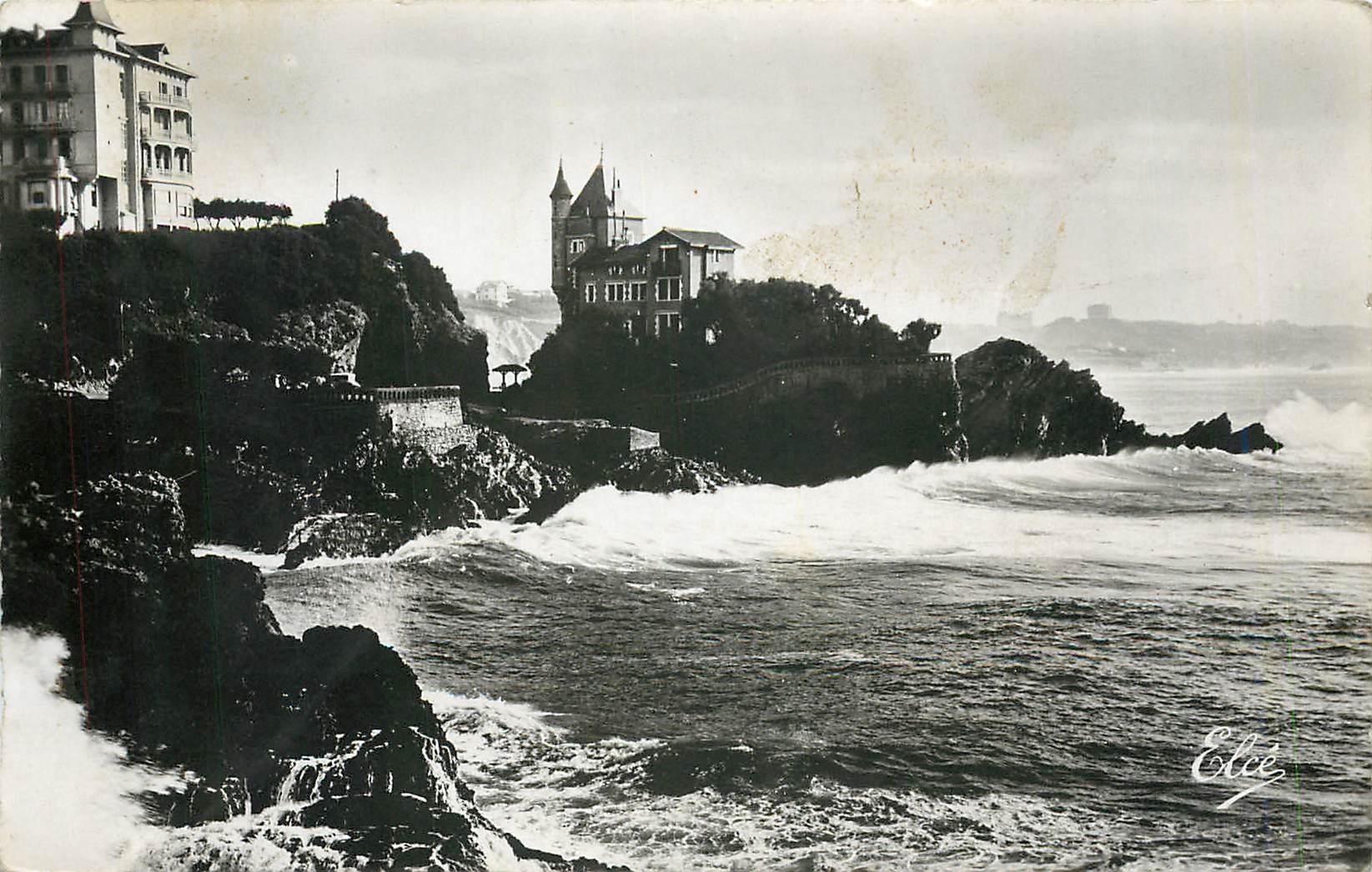 CPA Biarritz B Pyr La Villa Belza et la Cote Basque 