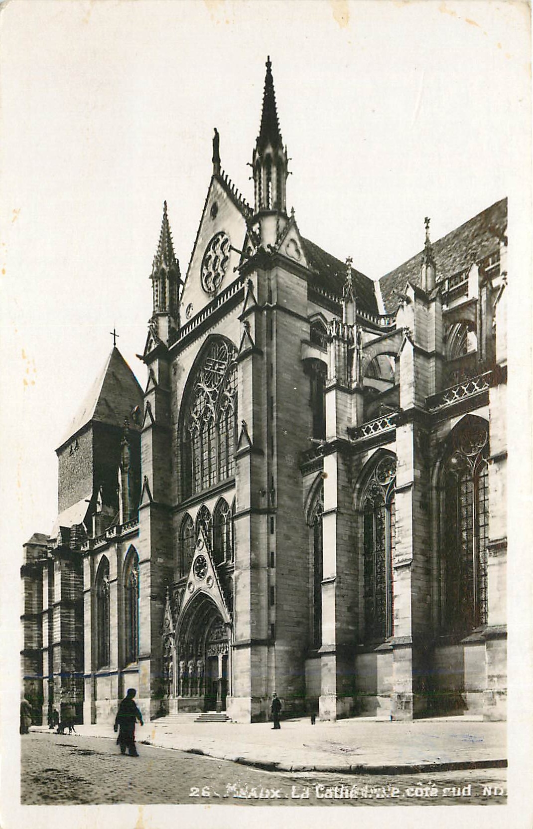 CPA Meaux La Cathedrale Cote Sud 