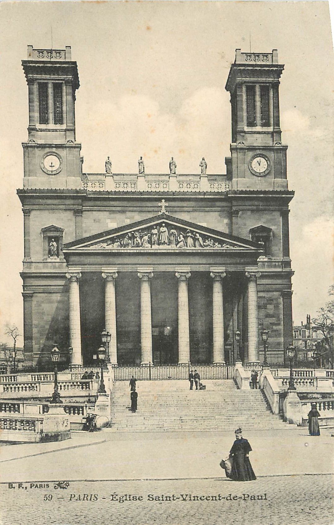 CPA Paris Eglise Saint Vincent de Paul 