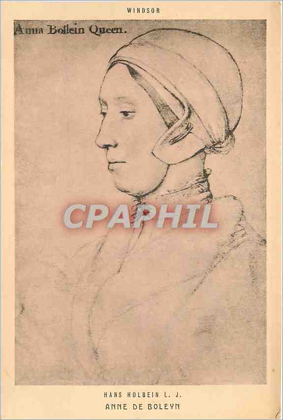 CPA Windsor Hans Holbein Anne de Boleyn 