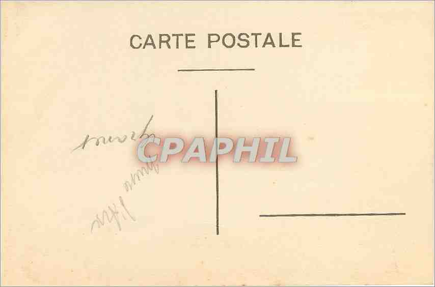 CPA Martyr de Chateaubriand — Verso